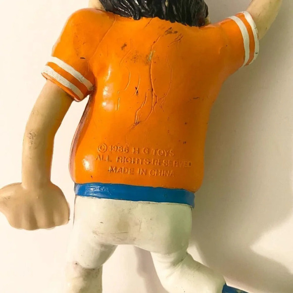 Vintage 1986 Sports Freaks Fast Furter Figure 8 Inch Tall Baseball Toy - Picture 7 of 11